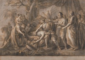 Aşil, Patroclus'un Ölümüne Yas Tutuyor