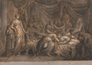Andromache Hector'un Ölümünün Yasını Tutuyor
