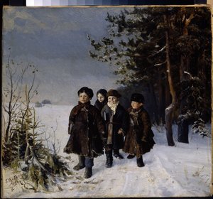 Okuldan dönüş - Gavriil Fyodorovich Rybakov