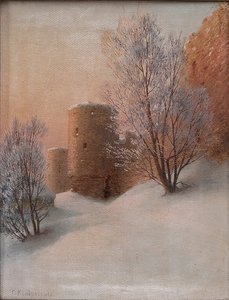 Koporye Kalesi by Gavril Pavlovich Kondratenko