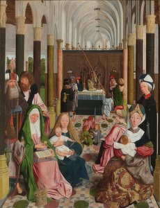 Kutsal akrabalık. 1495 civarında by Geertgen Tot sint Jans