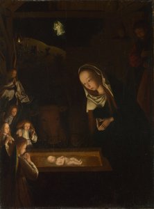 The Nativity at Night, c.1490 (meşe üzerine yağlı boya)