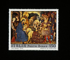Magi posta pulunun hayranlığı by Gentile da Fabriano