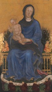 Madonna ve Meleklerle Çocuk. by Gentile da Fabriano