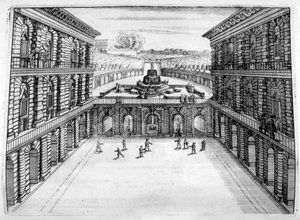 Şato ve bahçe tasarımı, 1664 by Georg Andreas Bockler