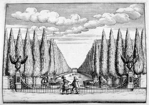 Şato ve bahçe tasarımı, 1664 by Georg Andreas Bockler