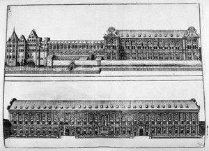 Şato tasarımı, 1664 by Georg Andreas Bockler