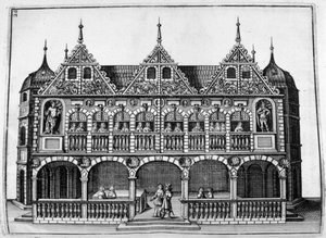 Şato tasarımı, 1664 by Georg Andreas Bockler