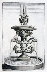 Çeşme tasarımı, 1664 by Georg Andreas Bockler
