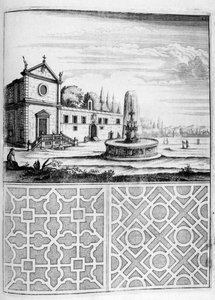 Ev, çeşme ve bahçe tasarımı, 1664 by Georg Andreas Bockler