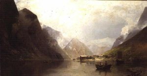 bir fiyort by Georg Anton Rasmussen