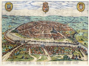 Sevilla planı ve görünümü, 1579-1590