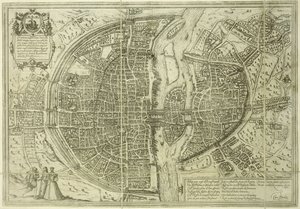 Paris Şehir Planı, 1572