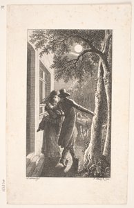 Geceleri kaçırma ile illüstrasyon by Georg Christian Schule