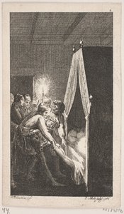 Smollett "Peregrine Turşu Etkinlikleri" için başlık skeci by Georg Christian Schule