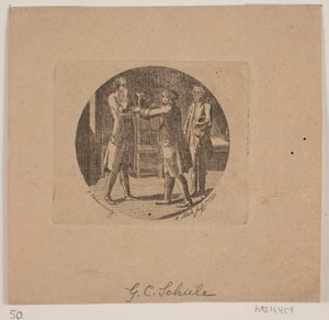 Üç adamla vinyet by Georg Christian Schule