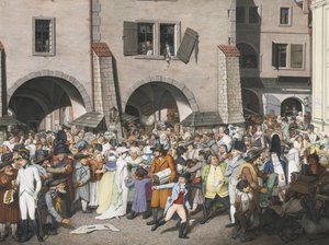 Hareketli Pazar Yeri, Prag, 1804