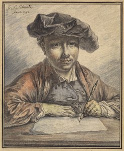 Otoportre Çizimi by Georg Friedrich Schmidt