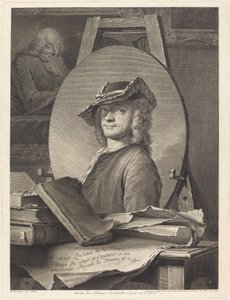 Maurice Quentin de la Turu by Georg Friedrich Schmidt after Maurice Quentin de La Tour