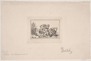 Bir köylü dövüşü by Georg Haas