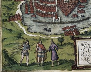  by Georg Hogenberg Franz (1535 90) & Ortelius Abraham (1527 98) Braun