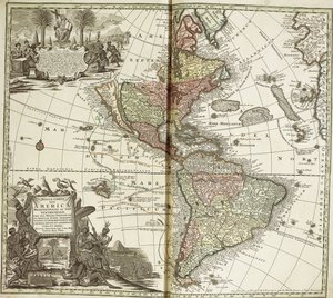 Amerika Haritası, 1744