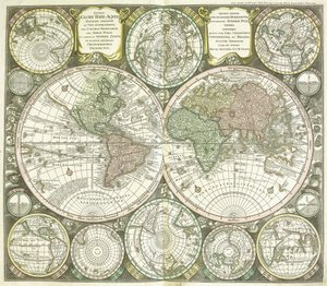 dünya haritası, 1744