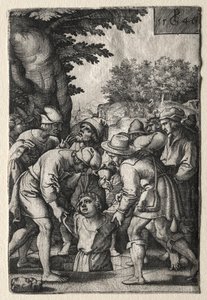 Joseph Kuyuya İndirildi, 1546. by Georg Pencz