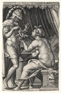 Medea ve Jason by Georg Pencz