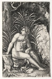 Procris, 1539. by Georg Pencz