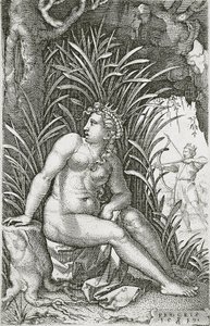 Procris, Cephalus Tarafından Öldürüldü by Georg Pencz