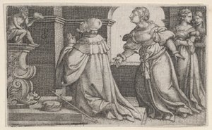 Süleyman İbadet Putları. by Georg Pencz