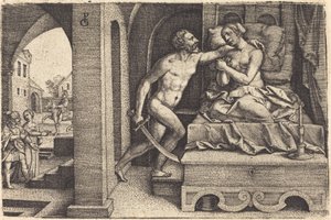 Tarquin ve Lucretia by Georg Pencz