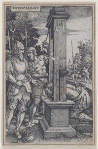 Roma Kahramanlarından Titus Manlius, 1535. by Georg Pencz