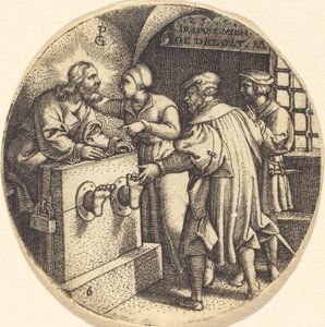 Tutukluları ziyaret etmek by Georg Pencz