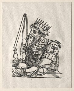 Eski Ahit'in Tiranları: Nebukadnezar. by Georg Pencz