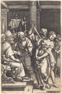 Virginius Kızını Öldürüyor by Georg Pencz