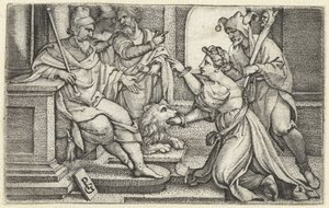 Kadın yeminli masumiyetini ilan etti Gerçeğin Ağzı Bocca della Verita by Georg Pencz