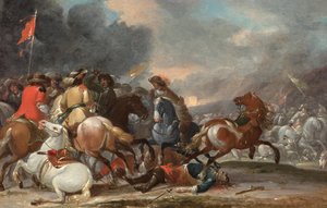 Binicilik savaşı by Georg Philipp Rugendas