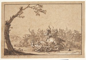 binicilik eskrim by Georg Philipp Rugendas