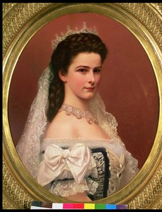 Bavyera İmparatoriçesi Elizabeth (1837-98), Macar kostümü içinde, 1867