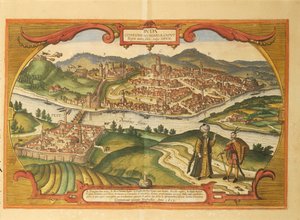 Dünyanın Şehirlerinden Budapeşte, Georg Braun by Georg Braun and Hogenberg Franz