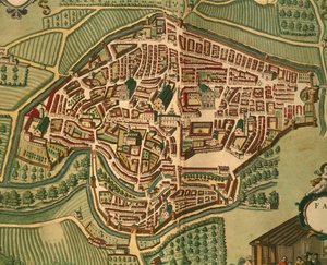 Dünyanın Şehirlerinden Fabriano, Georg Braun by Georg Braun and Hogenberg Franz