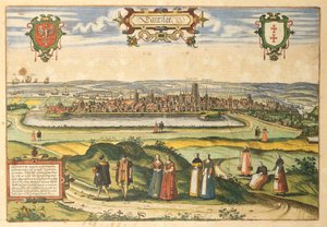 Dünya Şehirlerinden Gdansk, Georg Braun by Georg Braun and Hogenberg Franz