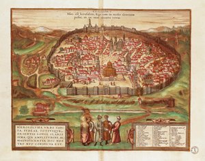 İsrail ve Filistin, Kudüs Şehri, Civitates Orbis Terrarum
