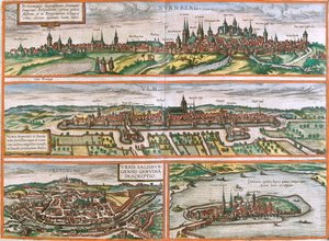 Nürnberg, Ulm, Salzburg, Lindau, Almanya, Avusturya