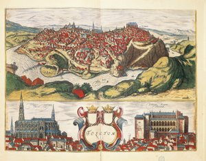 İspanya, Toledo, Georg Braun ve Franz Hogenberg tarafından Civitates Orbis Terrarum