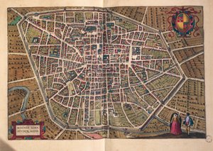 Bologna şehri, Georg Braun tarafından Dünya Şehirleri