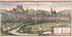 Brno, Çek Cumhuriyeti (gravür