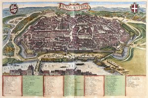 Viyana, Avusturya (gravür by Georg Braun and Hogenberg Franz
